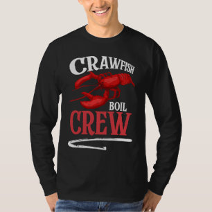 Camiseta Tripulación de hervido de cangrejos de río Cangrej
