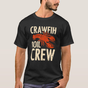 Camiseta Tripulación de hervido de cangrejos de río Fiesta