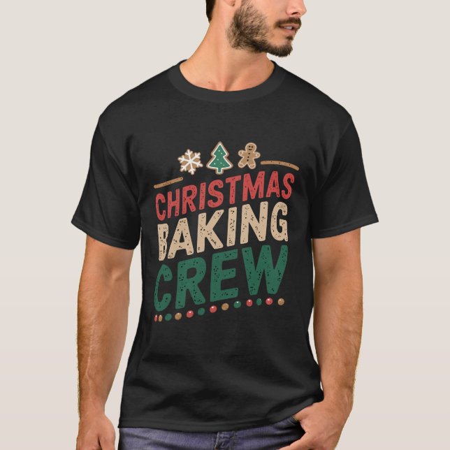 Camiseta tripulación de horneado de navidades (Anverso)