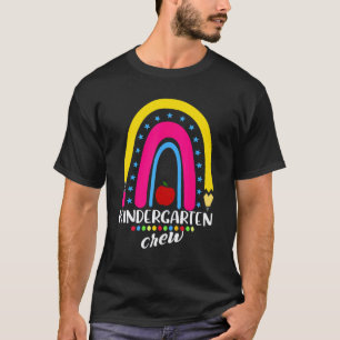 Camiseta Tripulación de jardín de infancia Corazón de arcoí