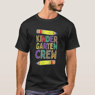Camiseta Tripulación de jardín de infancia Maestro Estudian