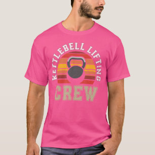 Camiseta Tripulación de levantamiento de kettlebell Retro G