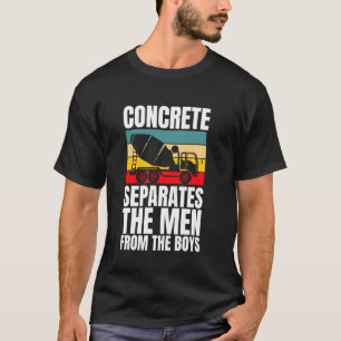 Camiseta Tripulación de Obrero de Hormigón El Hombre Forma