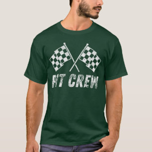 Camiseta Tripulación de pits Cumpleaños Familia Partido Car
