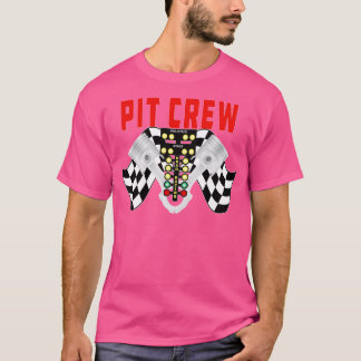 Camiseta Tripulación de pozo con árbol de Carreras con band