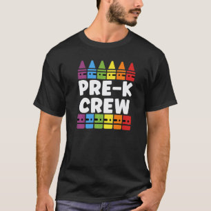 Camiseta Tripulación de preescolar Tribu de prekín vuelve a