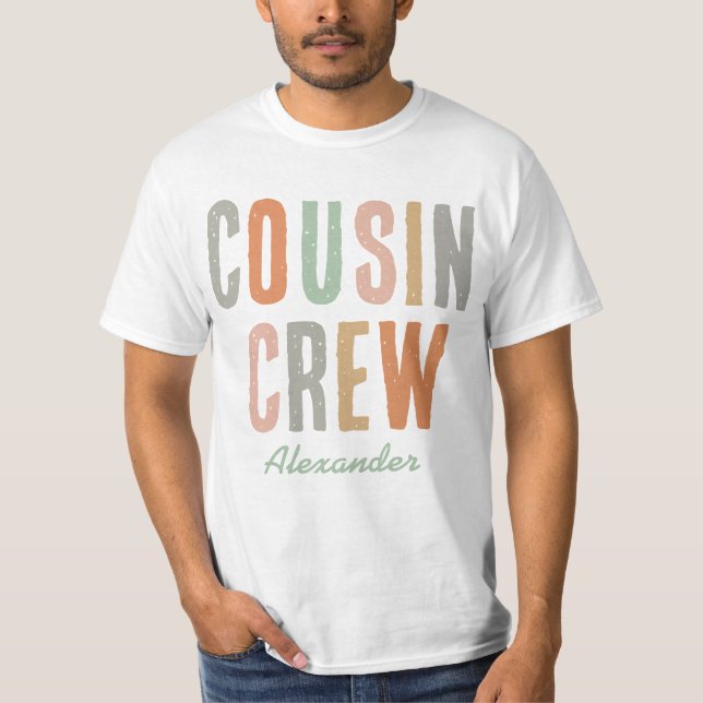 Camiseta Tripulación de primo que coincide con la Reunión d (Anverso)