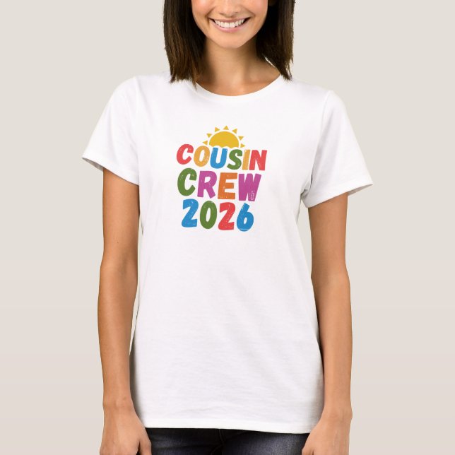 Camiseta Tripulación de primos  (Anverso)
