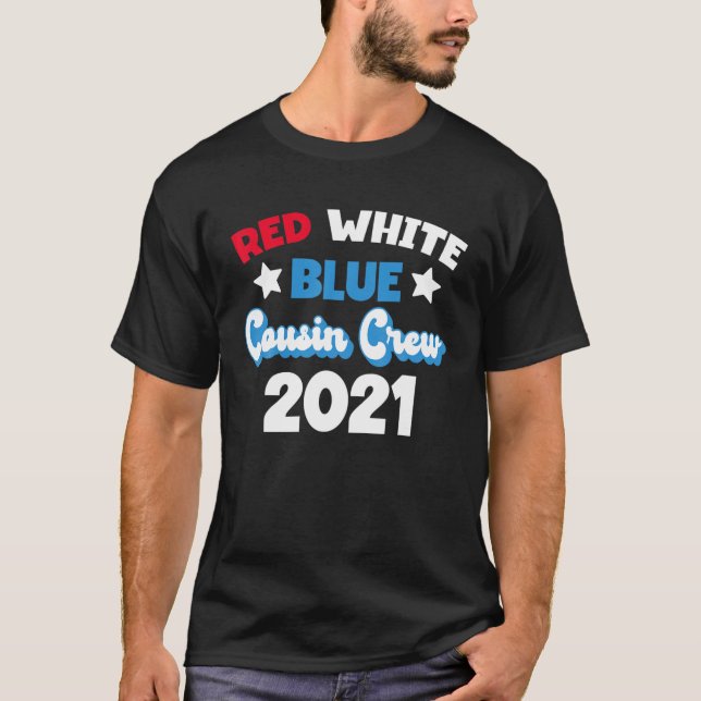 Camiseta Tripulación De Primos 2021 4 De Julio Reunión De F (Anverso)
