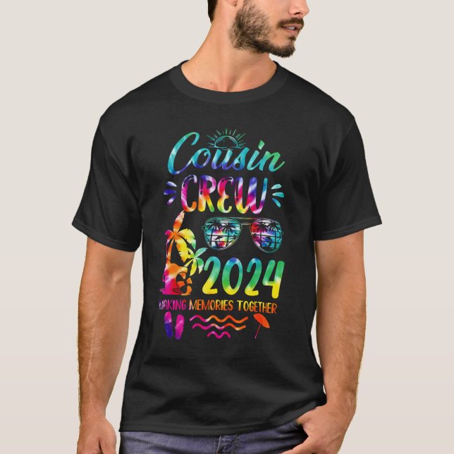 Camiseta Tripulación De Primos 2024 Reunión Familiar Hacien (Anverso)