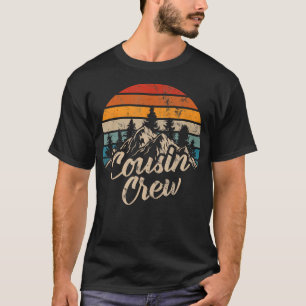 Camiseta Tripulación de primos 2025 Camping Aire libre Atar