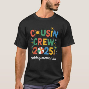Camiseta Tripulación de primos 2025 Familia Mateo Niños Chi