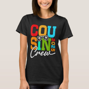 Camiseta Tripulación De Primos 2025 Para Vacaciones De Vera