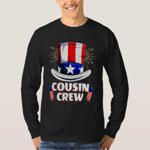 Camiseta Tripulación De Primos 4 De Julio Familia Patriótic