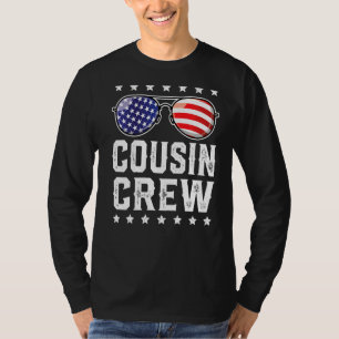 Camiseta Tripulación De Primos 4 De Julio Familia Patriótic