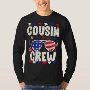 Camiseta Tripulación De Primos 4 De Julio Familia Patriótic