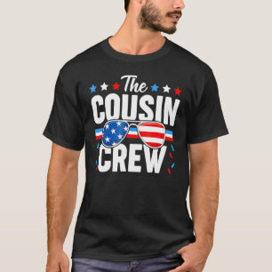 Camiseta Tripulación De Primos 4 De Julio Familia Patriótic