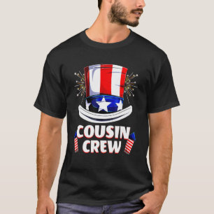 Camiseta Tripulación De Primos 4 De Julio Familia Patriótic