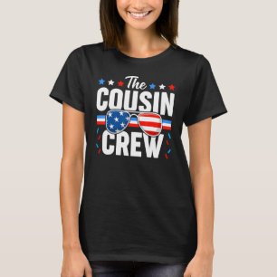 Camiseta Tripulación De Primos 4 De Julio Familia Patriótic