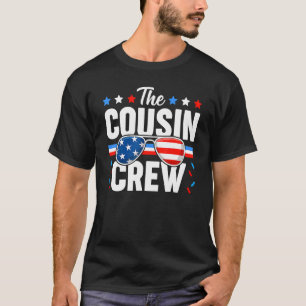 Camiseta Tripulación De Primos 4 De Julio Familia Patriótic
