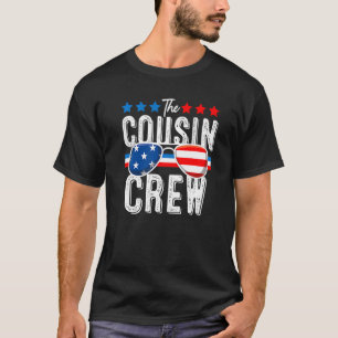Camiseta Tripulación De Primos 4 De Julio Familia Patriótic