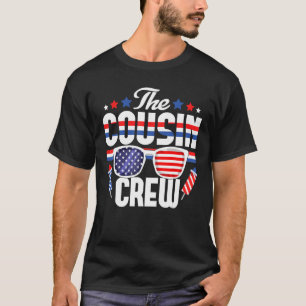 Camiseta Tripulación de Primos 4 de julio Familia Patriótic