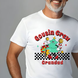 Camiseta Tripulación de primos Abuelo Navidad familia a jue