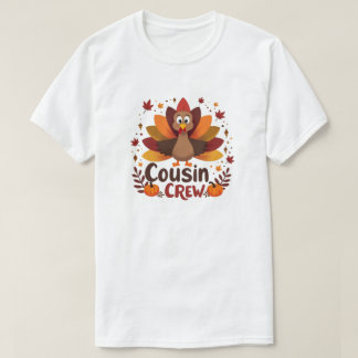 Camiseta Tripulación de primos de Acción de Gracias
