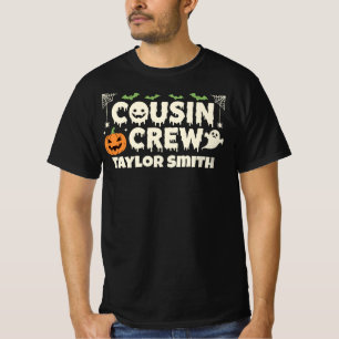 Camiseta Tripulación de Primos de Calabaza Espeluznante de 