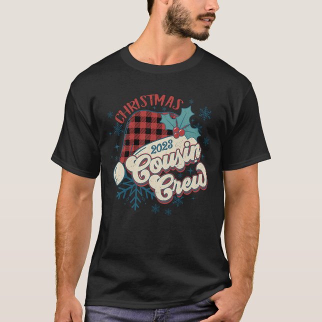 Camiseta tripulación de primos de navidad 202holiday (Anverso)