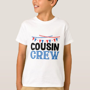 Camiseta Tripulación de primos del 4 de julio