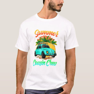 Camiseta Tripulación de Primos Familia Verano Vacaciones Cr