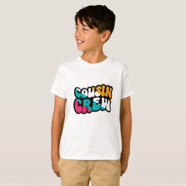 Camiseta Tripulación de primos retro