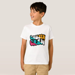 Camiseta Tripulación de primos retro
