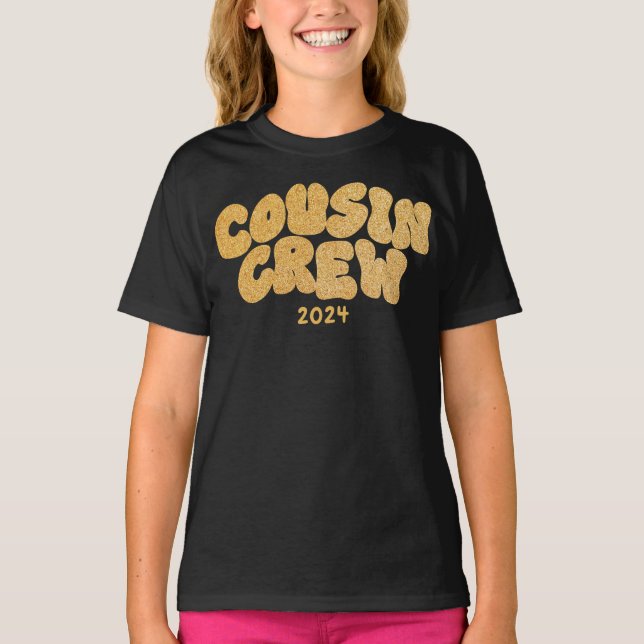 Camiseta Tripulación de primos | Reunión familiar de primos (Anverso)