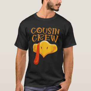 Camiseta Tripulación de primos Turquía Curse Cousin Escuadr