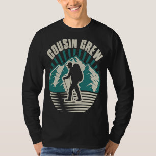 Camiseta Tripulación De Primos Vintage Retro Y Senderismo A