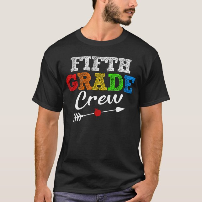 Camiseta tripulación de quinto grado (Anverso)