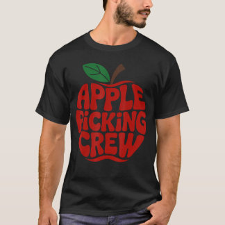 Camiseta Tripulación de recolección de manzanas otoño manza