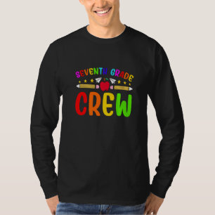 Camiseta Tripulación de séptimo grado el primer día de clas