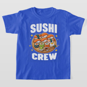Camiseta Tripulación de Sushi Sushi Kawaii