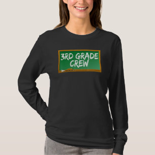 Camiseta Tripulación de tercer grado de 3er grado Pizarra P