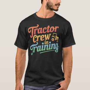 Camiseta Tripulación de Tractor Granjero Agricultura Agricu