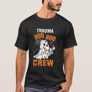 Camiseta Tripulación de Trauma Boo Divertida Enfermería de