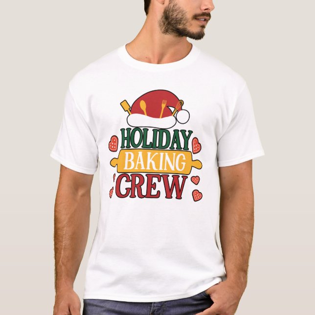 Camiseta Tripulación de vacaciones - Cocinero festivo (Anverso)