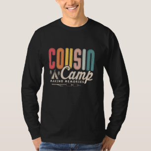 Camiseta Tripulación del campamento de primos 2024 Vacando