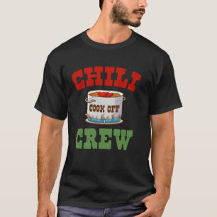 Camiseta Tripulación del concurso de chili cocina picante d