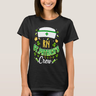 Camiseta Tripulación del Día de San Patricio Enfermera Dipl