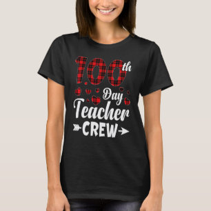 Camiseta Tripulación del maestro del día 100 del estudiante