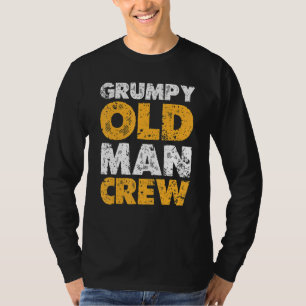 Camiseta Tripulación del viejo gruñón Hombres gruñones